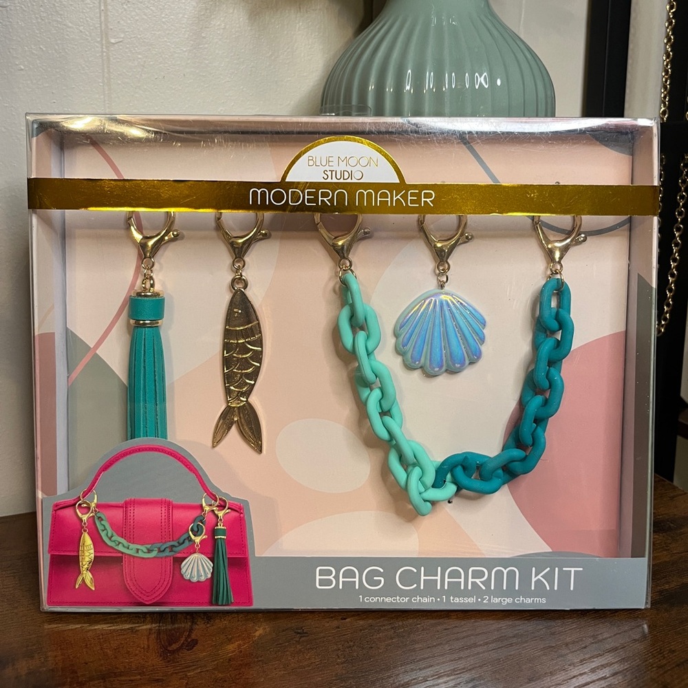 Bag Charm Kit for by Blue Moon Studio, 4 pieces